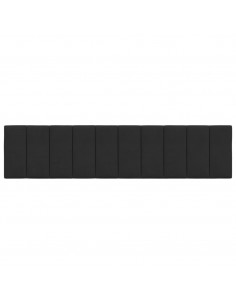 Cuscino Testiera Nero 200 cm in Velluto