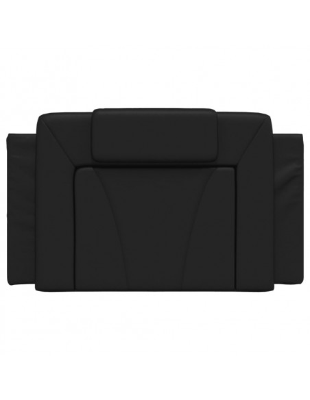 Cuscino Testiera Nero 90 cm in Similpelle