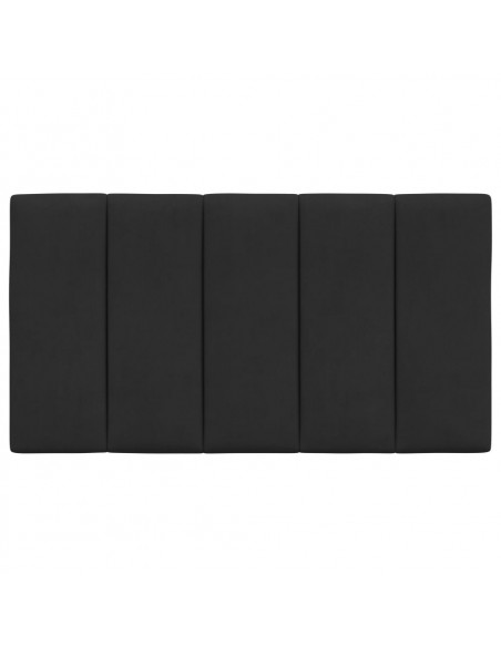 Cuscino Testiera Nero 90 cm in Velluto