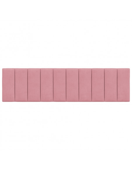 Cuscino Testiera Rosa 180 cm in Velluto