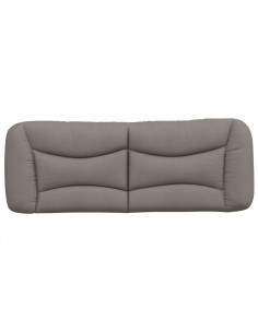 Cuscino Testiera Tortora 120 cm in Tessuto