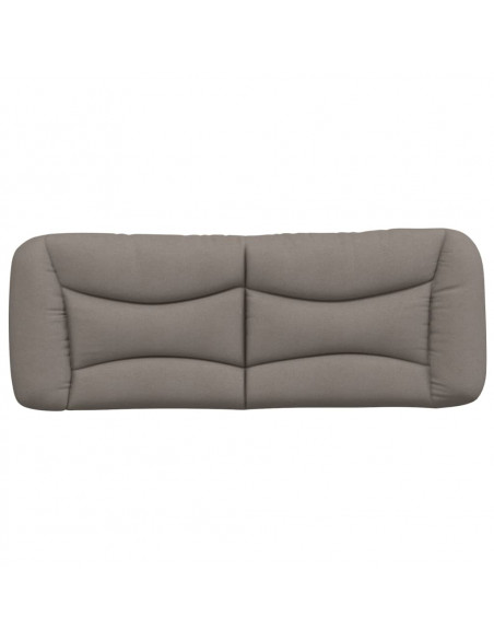 Cuscino Testiera Tortora 120 cm in Tessuto