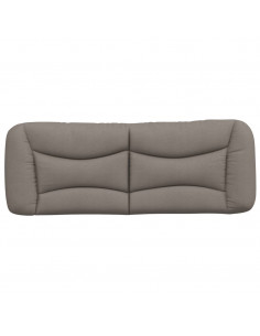 Cuscino Testiera Tortora 140 cm in Tessuto