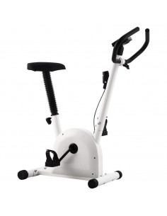 Cyclette Ellittica con Cinghia di Resistenza Bianca