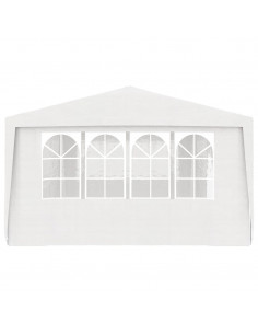 Gazebo Professionale con Pareti 4x9 m Bianco 90 g/m²