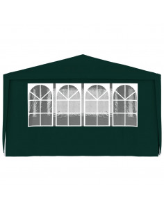 Gazebo Professionale con Pareti 4x6 m Verde 90 g/m²