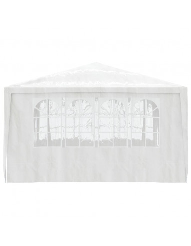 Gazebo Professionale con Pareti 4x4 m Bianco 90 g/m²