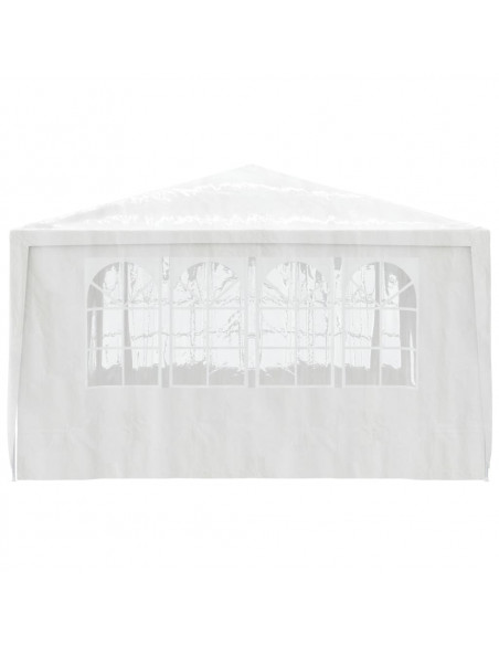 Gazebo Professionale con Pareti 4x4 m Bianco 90 g/m²