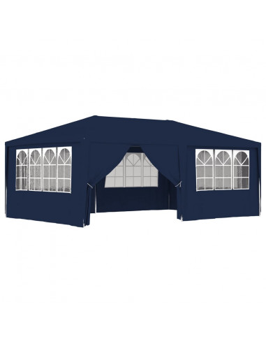 Gazebo Professionale con Pareti 4x6 m Blu 90 g/m²