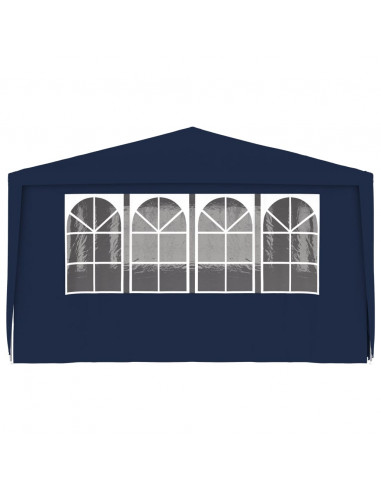 Gazebo Professionale con Pareti 4x6 m Blu 90 g/m²