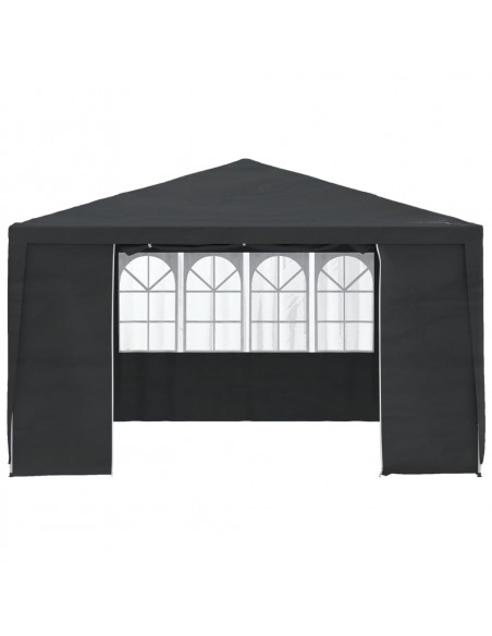 Gazebo Professionale con Pareti 4x4 m Verde 90 g/m²