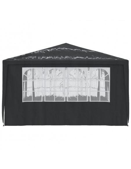 Gazebo Professionale con Pareti 4x4 m Verde 90 g/m²