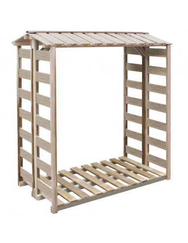 Deposito per Legname Capanno 150x90x176 cm Pino Impregnato