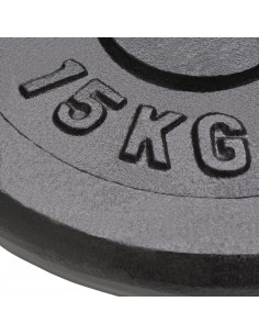 Dischi per Pesi 2 pz 2x15 kg in Ghisa