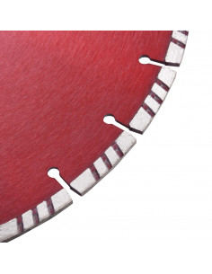 Disco da Taglio Diamantato con Turbo in Acciaio 350 mm