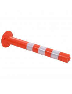 Dissuasore del Traffico 2 pz Plastica 75 cm