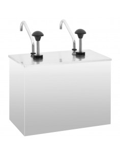 Distributore di Salsa in Acciaio Inossidabile 2 x 3,5 L