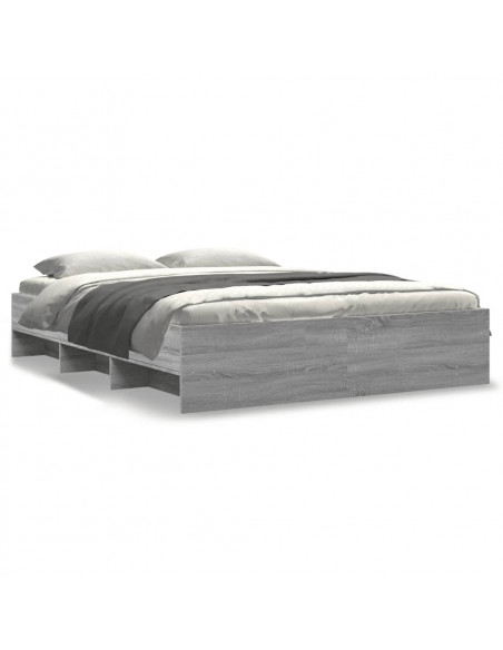 Giroletto Grigio Sonoma 160x200 cm in Legno Multistrato