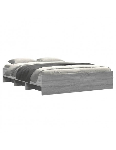 Giroletto Grigio Sonoma 160x200 cm in Legno Multistrato