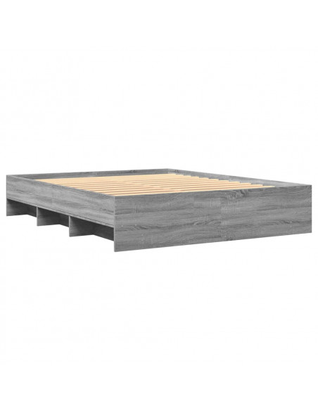 Giroletto Grigio Sonoma 160x200 cm in Legno Multistrato