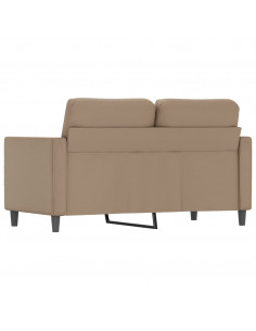 Divano a 2 Posti Cappuccino 140 cm in Similpelle