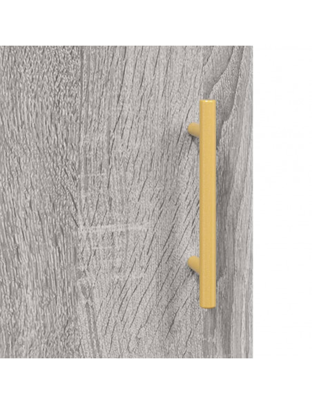 Comodino Grigio Sonoma 40x40x50 cm in Legno Multistrato