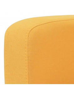 Divano a 3 Posti 180x65x76 cm Giallo