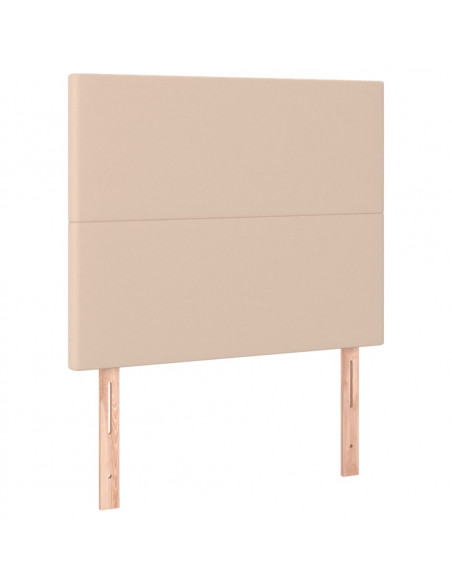 Giroletto a Molle con Materasso Cappuccino 80x200 cm Similpelle