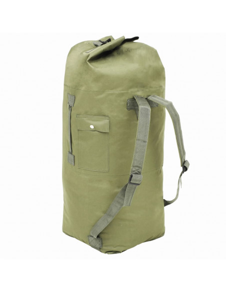 Borsone da Viaggio Stile Militare 85 L Verde Oliva