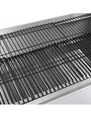 Barbecue XL a carbone con griglia e girarrosto elettrico