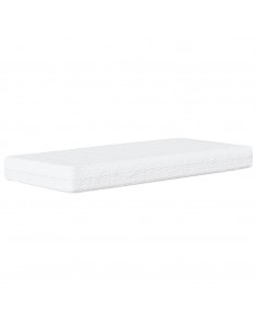 Divano Letto con Materasso Rosa 90x200 cm in Velluto