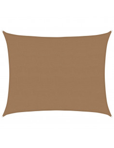 Vela Parasole 160 g/m² Tortora 6x8 m in HDPE 2