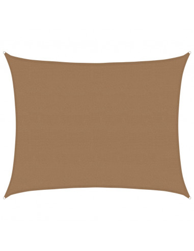 Vela Parasole 160 g/m² Tortora 6x8 m in HDPE