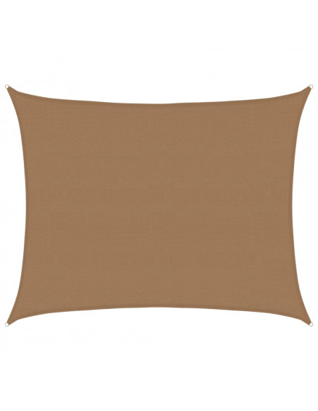 Vela Parasole 160 g/m² Tortora 6x8 m in HDPE
