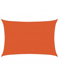 Vela Parasole 160 g/m² Arancione 3x4 m in HDPE 2