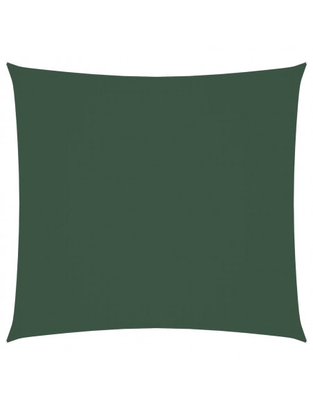 Vela Parasole in Tela Oxford Quadrata 5x5 m Verde Scuro