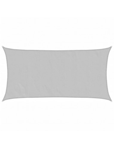Vela Parasole Grigio Chiaro 6x3 m 100% Poliestere Oxford
