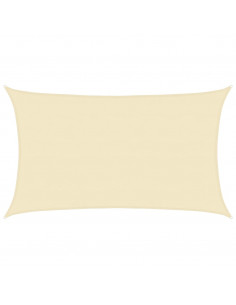 Vela Parasole 160 g/m² Crema 5x8 m in HDPE 2
