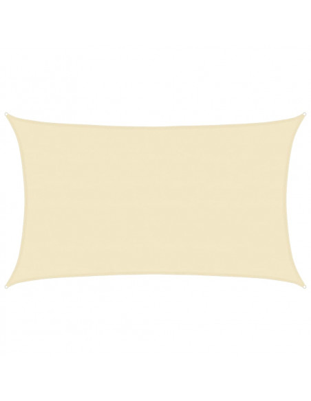 Vela Parasole 160 g/m² Crema 5x8 m in HDPE