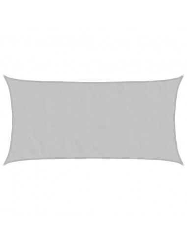 Vela Parasole Grigio Chiaro 4,5x2,5 m 100% Poliestere Oxford