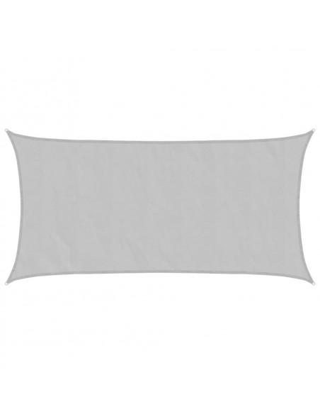Vela Parasole Grigio Chiaro 4,5x2,5 m 100% Poliestere Oxford
