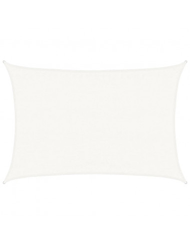 Vela Parasole 160 g/m² Bianca 3,5x5 m in HDPE
