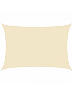 Vela Parasole 160 g/m² Crema 3,5x5 m in HDPE 2