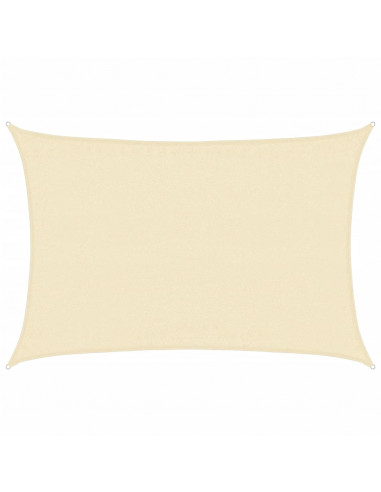 Vela Parasole 160 g/m² Crema 3,5x5 m in HDPE