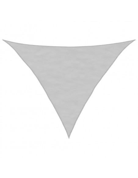 Vela Parasole Grigio Chiaro 3,5x3,5x4,9m 100% Poliestere Oxford