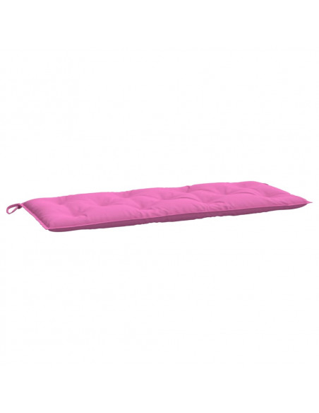 Cuscino per Panca da Giardino Rosa 120x50x7 cm in Tessuto