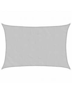 Vela Parasole Grigio Chiaro 7x6 m 100% Poliestere Oxford 2