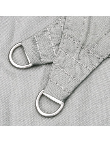 Vela Parasole Grigio Chiaro 7x6 m 100% Poliestere Oxford