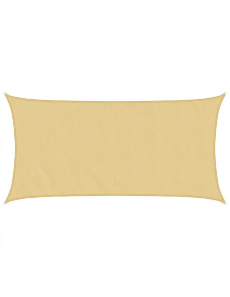 Vela Parasole Sabbia 4x2 m 100% Poliestere Oxford