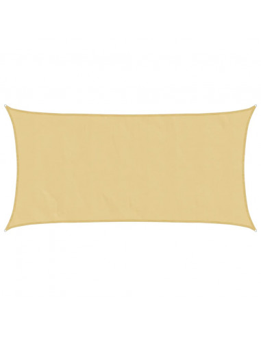 Vela Parasole Sabbia 5x2,5 m 100% Poliestere Oxford